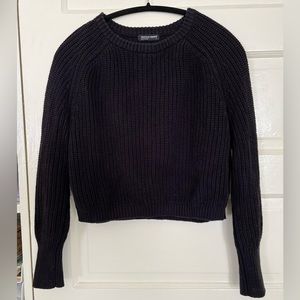 American Apparel cropped cotton sweater
